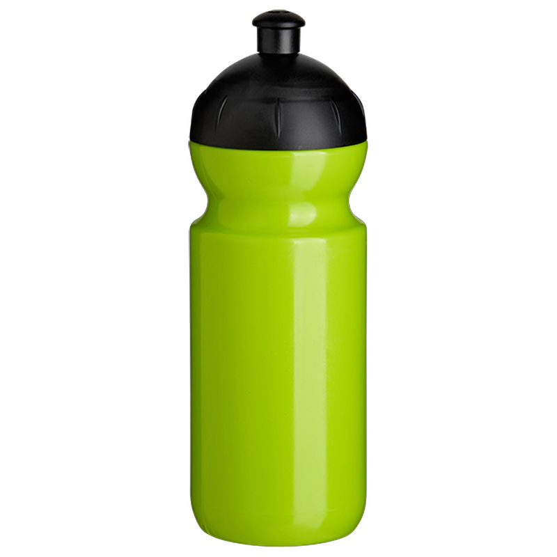botella de plástico para deporte verde