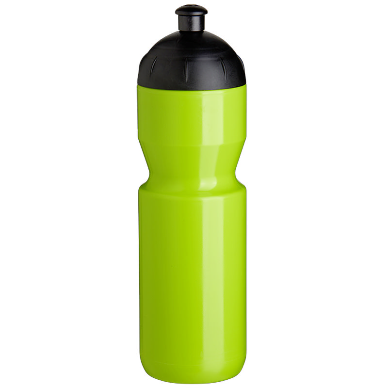 botella de plástico para deporte verde