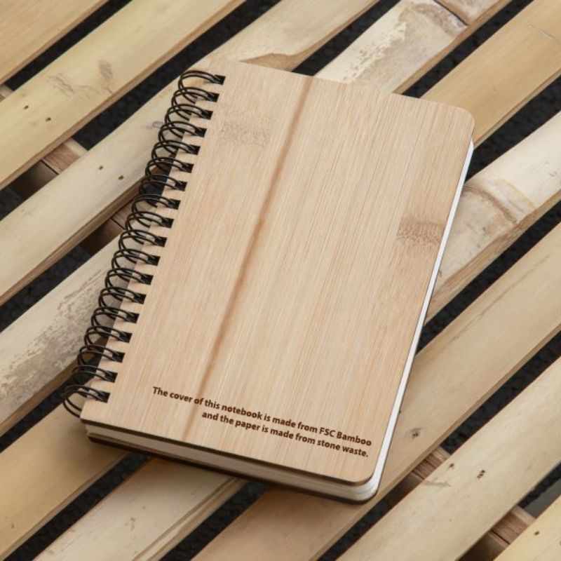 Cuaderno bambú y papel piedra